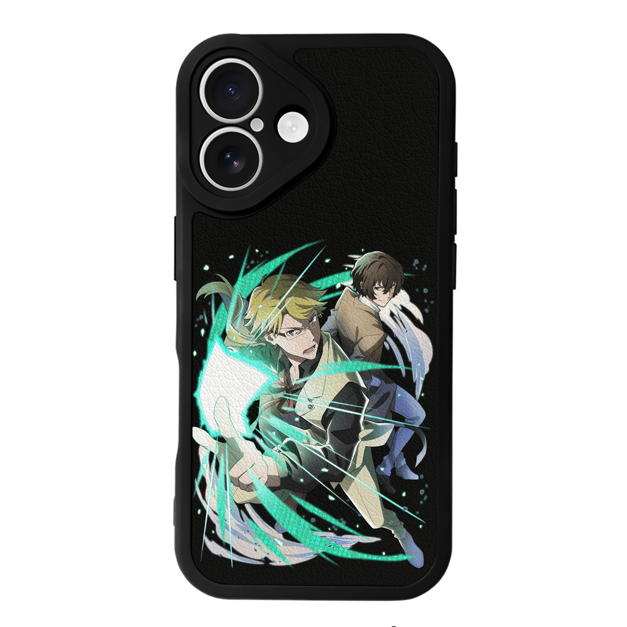 （画像用） 文豪ストレイドッグス Bungo Stray Dogs 【iPhone 16シリーズ対応】シリコンスマホケース（レザー調） 材質：シリコン